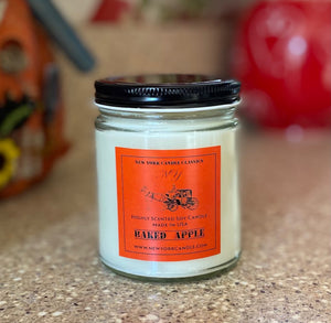 New York Candle- Baked Apple Scented Candle Jar