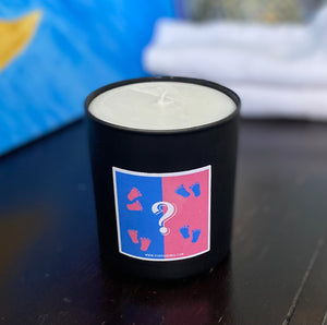 Gender Reveal [Blue]- Baby Powder Scented Soy Candle (11 oz.)