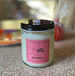 New York Candle- Mulberry Scented Candle Jar