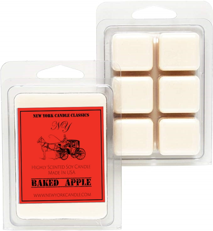 baked apple scented soy wax melts for autumn