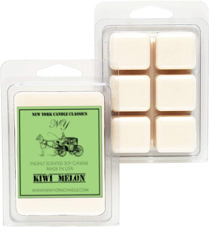 strong scented wax melts kiwi melon scented