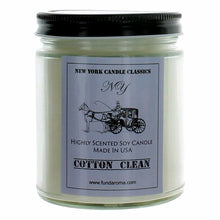 Load image into Gallery viewer, New York Candle- Cotton Clean Scented Candle Jar