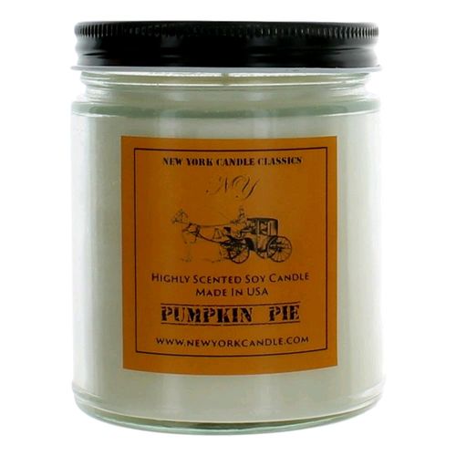 New York Candle- Pumpkin Pie Scented Candle Jar - Fundaroma Candle