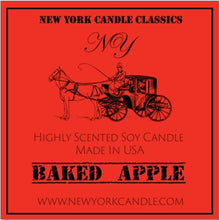 Load image into Gallery viewer, New York Candle- Baked Apple Scented Candle Jar - Fundaroma Candle
