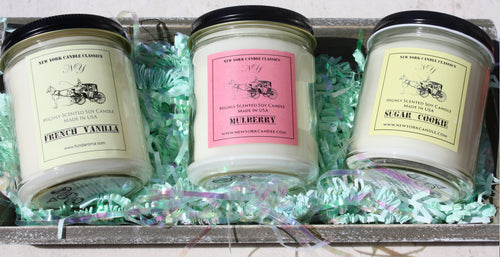sweet scented candle basket